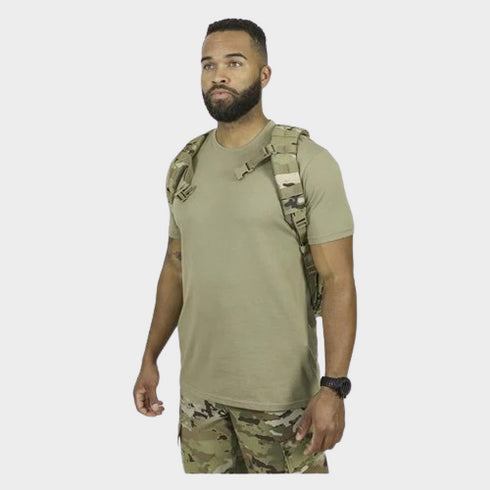 MISSION MADE KHAKI BASIC TEES